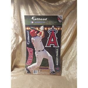 Albert Pujols Fathead Teammates Los Angeles Angels MLB 16in Tall Wall Graphic